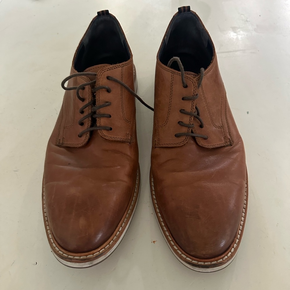 Cole Haan Brown Leather Oxford Shoes